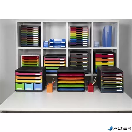 Irattároló, műanyag, 6 fiókos, EXACOMPTA 'Store-Box Maxi Iderama®'