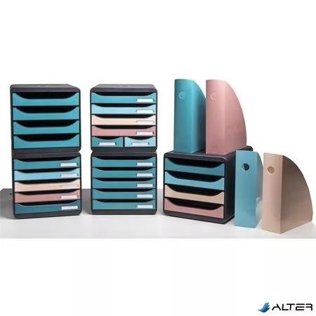 Irattároló, műanyag, 5 fiókos, EXACOMPTA 'Big-Box Plus Skandi Iderama'