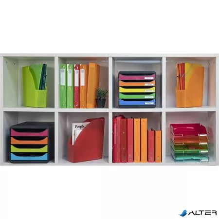 Irattároló, műanyag, 5 fiókos, EXACOMPTA "Big-Box Plus Iderama"