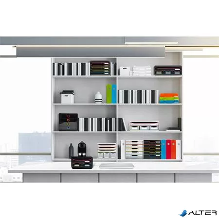 Irattároló, műanyag, 5 fiókos, EXACOMPTA 'Big-Box Plus Blackoffice Iderama'