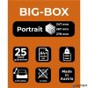Irattároló, műanyag, 4 fiókos, EXACOMPTA "Big-Box Office", szürke