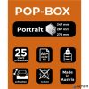 Irattároló, műanyag, 4 fiókos, EXACOMPTA "Pop-Box", fehér