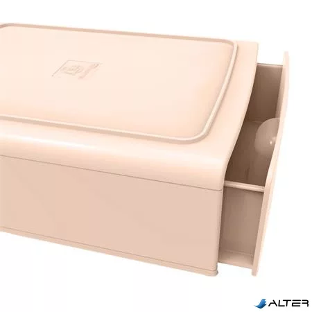 Irattároló, műanyag, 1 fiókos, EXACOMPTA "Skandi", nude