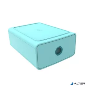   Irattároló, műanyag, 1 fiókos, EXACOMPTA "Skandi", jégkék