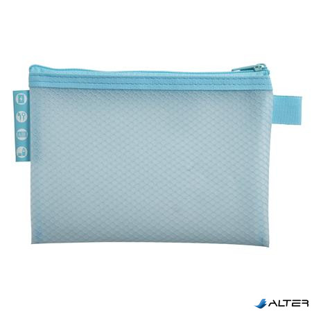 Rendszerező tasak, cipzáras, hálós, A6, EXACOMPTA 'Chromaline Pastel', vegyes színek