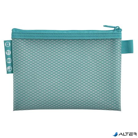 Rendszerező tasak, cipzáras, hálós, A6, EXACOMPTA 'Chromaline Pastel', vegyes színek