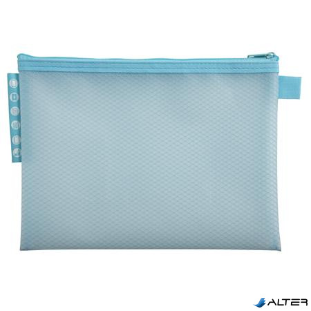 Rendszerező tasak, cipzáras, hálós, A5, EXACOMPTA 'Chromaline Pastel', vegyes színek