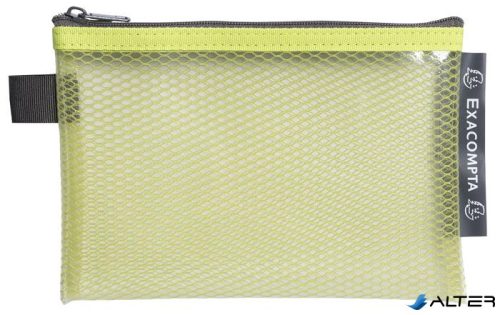 Rendszerező tasak, cipzáras, hálós, A6, EXACOMPTA "Pop'NCo", vegyes