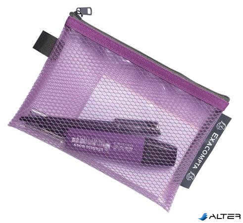 Rendszerező tasak, cipzáras, hálós, A6, EXACOMPTA "Pop'NCo", vegyes