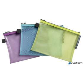   Rendszerező tasak, cipzáras, hálós, A5, EXACOMPTA 'Pop'NCo', vegyes