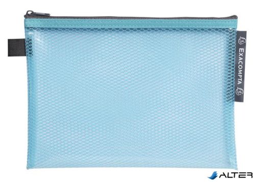 Rendszerező tasak, cipzáras, hálós, A5, EXACOMPTA 'Pop'NCo', vegyes