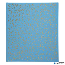 Vendégkönyv, 21x19 cm, 70 lap, EXACOMPTA, türkíz