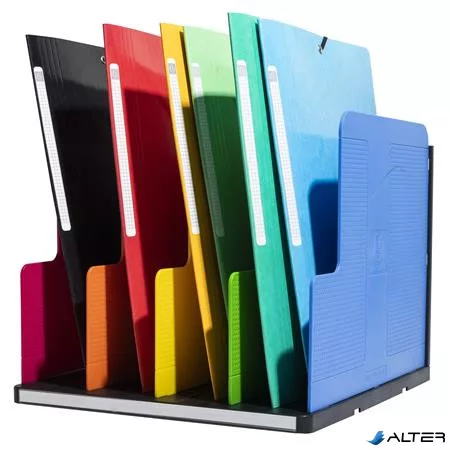 Dokumentum szortírozó, műanyag, 4 részes, álló, EXACOMPTA "Modulotop Iderama®", színes