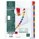 Regiszter, karton, A4+, 1-31, EXACOMPTA, fehér