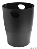 Papírkosár, 15 liter, PP, EXACOMPTA 'Ecobin Economy', fekete