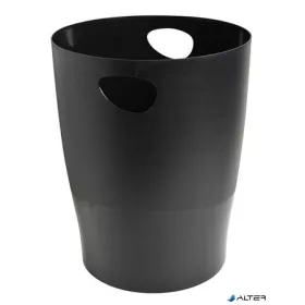   Papírkosár, 15 liter, PP, EXACOMPTA 'Ecobin Economy', fekete