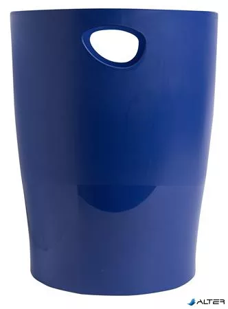 Papírkosár, 15 liter, PP, EXACOMPTA 'Ecobin', sötétkék
