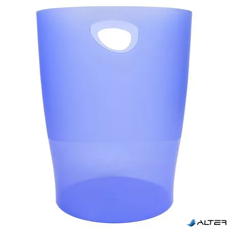 Papírkosár, 15 liter, PP, EXACOMPTA 'Linicolor', jégkék