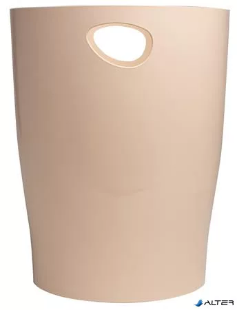 Papírkosár, 15 liter, PP, EXACOMPTA "Ecobin Skandi", nude