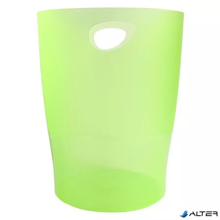 Papírkosár, 15 liter, PP, EXACOMPTA "Linicolor", almazöld
