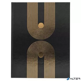   Vendégkönyv, 27x22 cm, 50 lap, EXACOMPTA 'Graphik Black'