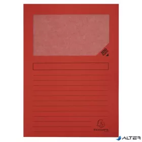   Mappa, ablakos, karton, EXACOMPTA "Forever®", piros