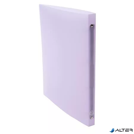 Gyűrűs könyv, 4 gyűrű, 20 mm, A4, PP, EXACOMPTA "Chromaline", vegyes pasztell színek