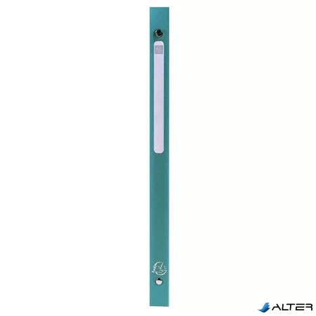 Gyűrűs könyv, 4 gyűrű, 20 mm, A4, PP, címkével, EXACOMPTA, sötétzöld