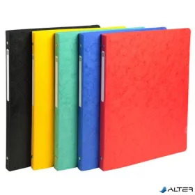   Gyűrűs könyv, 4 gyűrű, 20 mm, A4, PP, karton, EXACOMPTA, vegyes színek