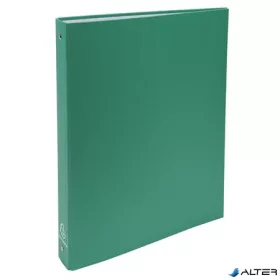   Gyűrűs könyv, 4 gyűrű, 40 mm, A4, karton, EXACOMPTA, zöld