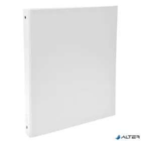   Gyűrűs könyv, 4 gyűrű, 40 mm, A4, karton, EXACOMPTA, fehér