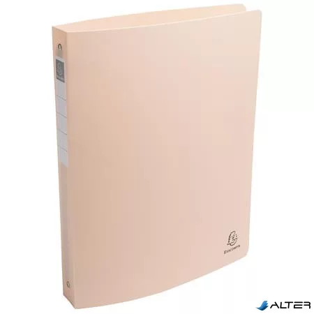 Gyűrűs könyv, 4 gyűrű, 30 mm,  A4, EXACOMPTA "Skandi", vegyes színek