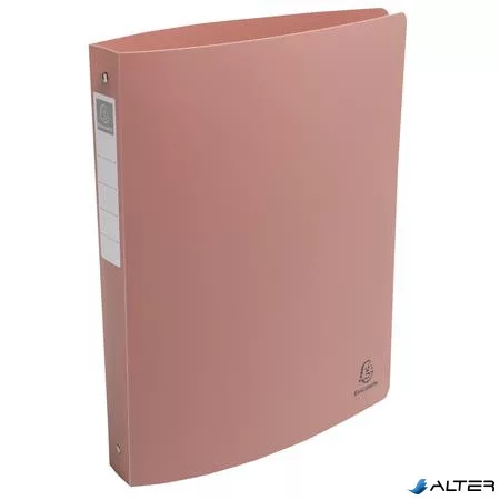 Gyűrűs könyv, 4 gyűrű, 30 mm,  A4, EXACOMPTA "Skandi", vegyes színek