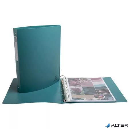 Gyűrűs könyv, 4 gyűrű, 30 mm,  A4, EXACOMPTA "Skandi", vegyes színek