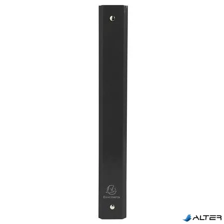 Gyűrűs könyv, 4 gyűrű, 40 mm, A4, karton, EXACOMPTA 'Iderama', fekete