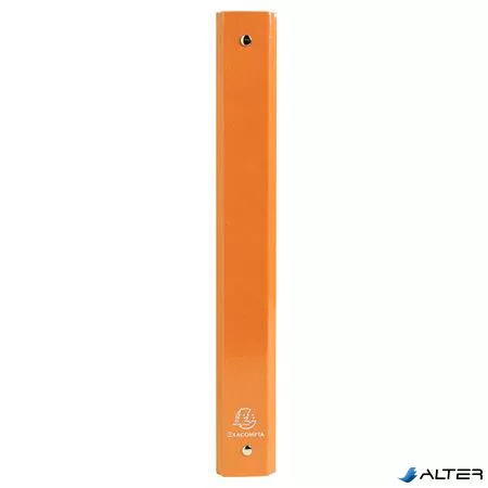 Gyűrűs könyv, 4 gyűrű, 40 mm, A4, karton, EXACOMPTA 'Iderama', narancs