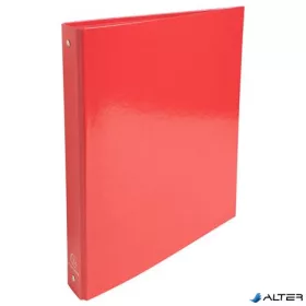   Gyűrűs könyv, 4 gyűrű, 40 mm, A4, karton, EXACOMPTA 'Iderama', piros