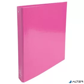   Gyűrűs könyv, 4 gyűrű, 40 mm, A4, karton, EXACOMPTA 'Iderama', rózsaszín