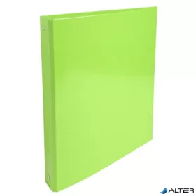   Gyűrűs könyv, 4 gyűrű, 40 mm, A4, karton, EXACOMPTA 'Iderama', lime