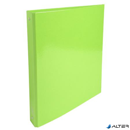 Gyűrűs könyv, 4 gyűrű, 40 mm, A4, karton, EXACOMPTA "Iderama", lime