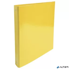   Gyűrűs könyv, 4 gyűrű, 40 mm, A4, karton, EXACOMPTA 'Iderama', sárga