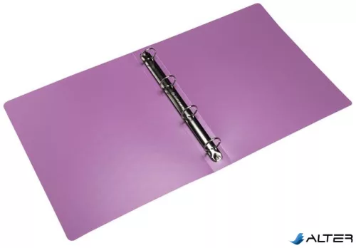 Gyűrűs könyv, 4 gyűrű, 40 mm, A4+, PP, EXACOMPTA "Pop'Nco", vegyes színek