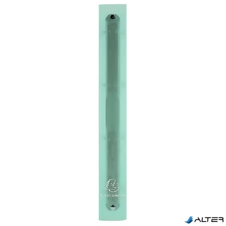 Gyűrűs könyv, 4 gyűrű, 40 mm, A4, PP, EXACOMPTA, pasztell zöld