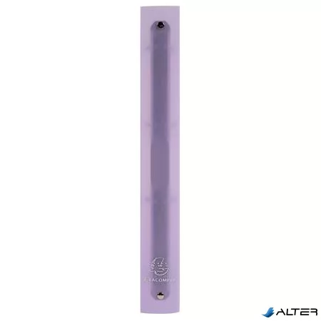 Gyűrűs könyv, 4 gyűrű, 40 mm, A4, PP, EXACOMPTA, pasztell lila