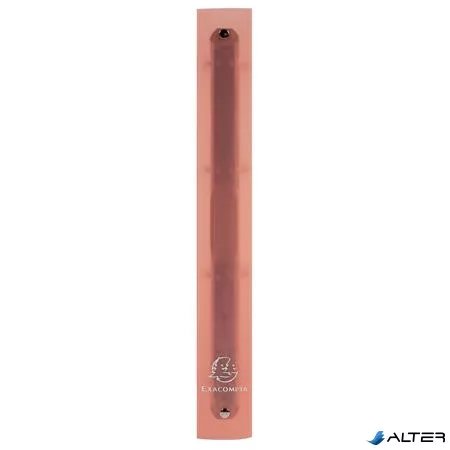 Gyűrűs könyv, 4 gyűrű, 40 mm, A4, PP, EXACOMPTA, pasztell korall