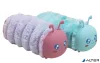 Tolltartó, cipzáras, szőrme-szilikon, EXACOMPTA "Caterpillar", vegyes színek