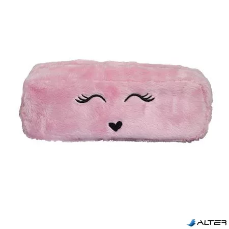 Tolltartó, cipzáras, EXACOMPTA "Fur", vegyes színek