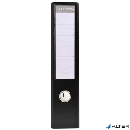 Iratrendező, 70 mm, A4, PVC, EXACOMPTA, fekete