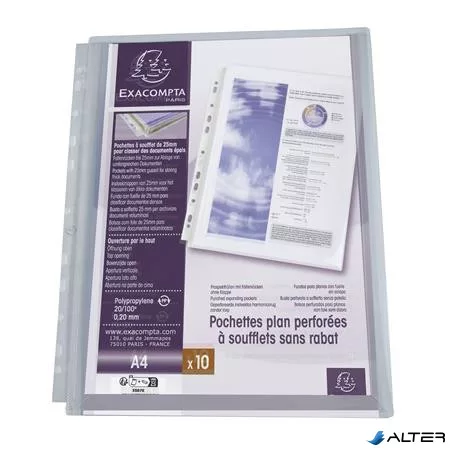 Katalógustartó genotherm, lefűzhető, A4, PP, EXACOMPTA