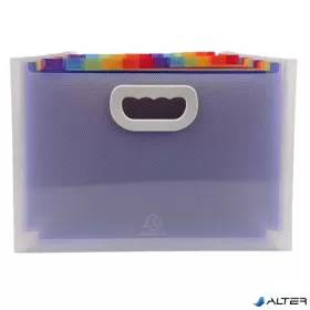 Harmonika irattartó, A4, PP, 24 rekeszes, EXACOMPTA